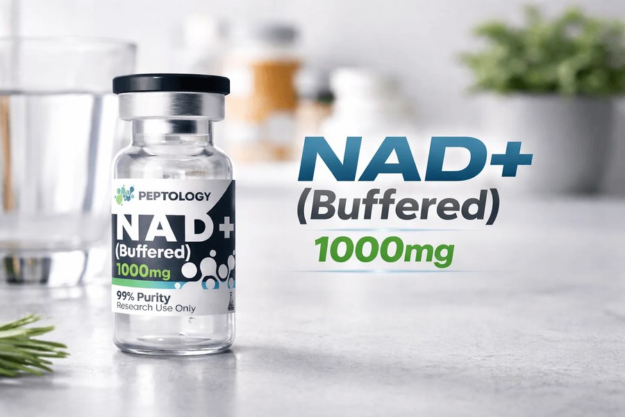 NAD+ (Buffered) 1000 mg – Energia Cellulare, Riparazione del DNA e Supporto Mitocondriale