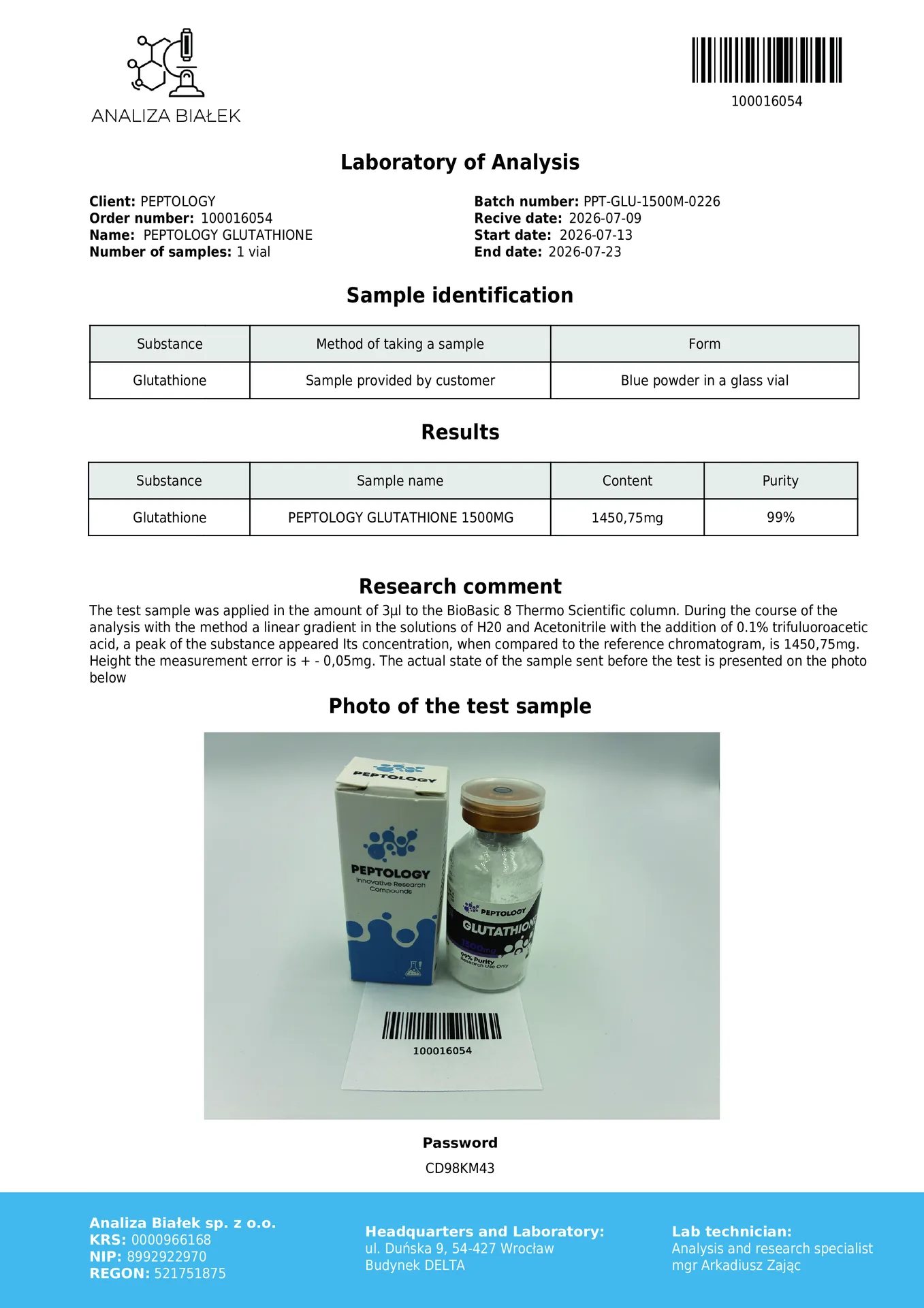 Glutatione 1500 mg – Antiossidante tripeptidico – immagine 2